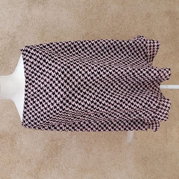 Vintage Sherri Martin New York Houndstooth Sheer skirt - Picture 1 of 4